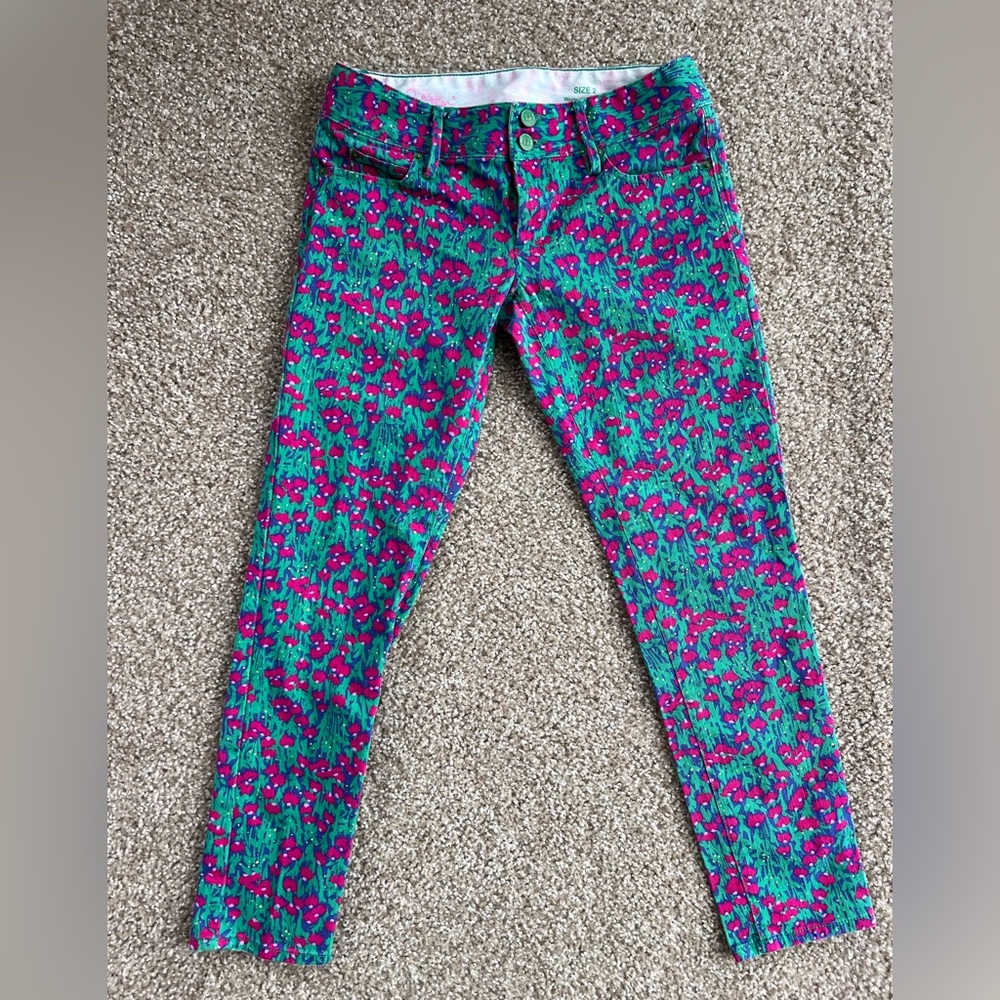 Colorful Lilly Pulitzer Worth Skinny Jeans